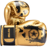TOP TEN Gants de boxe Power Ink Golden Star - or/noir, 22662-29
