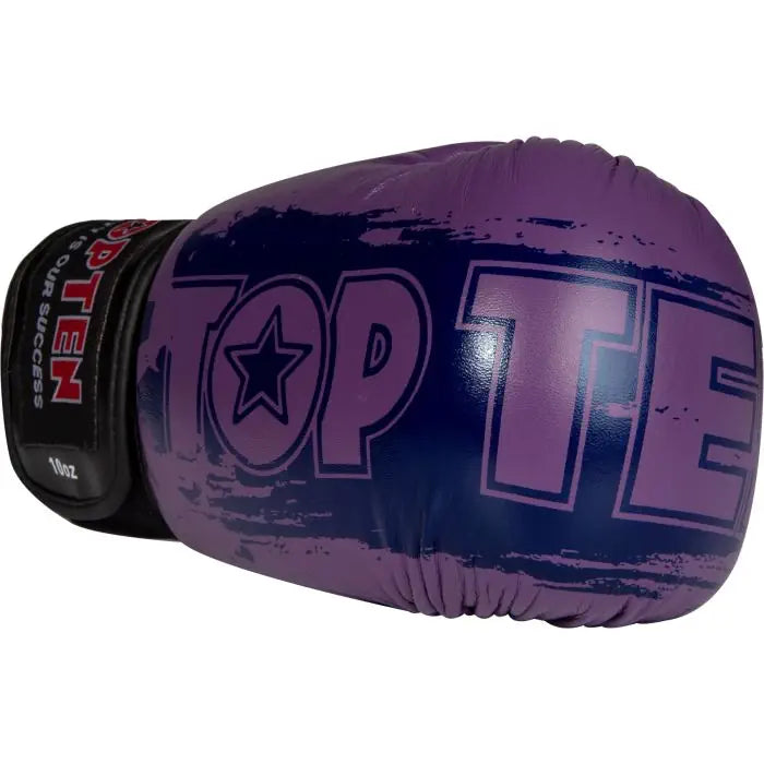 Guantes de boxeo Top Ten Power Ink - Purple, 20662-7