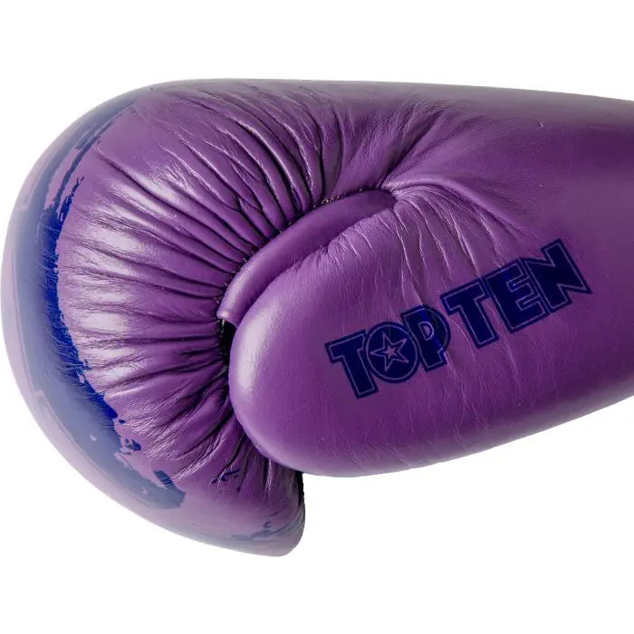 Guantes de boxeo Top Ten Power Ink - Purple, 20662-7