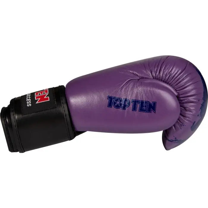 Guantes de boxeo Top Ten Power Ink - Purple, 20662-7