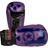 Guantes de boxeo Top Ten Power Ink - Purple, 20662-7