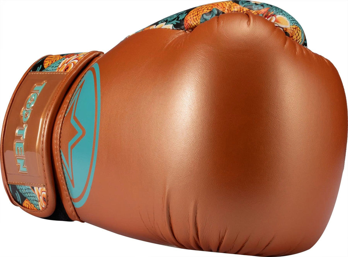 Top Ten “Dragon” Boxing Gloves – Orange/Green, 22197-53
