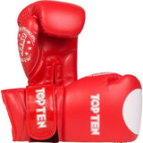 Top Ten Boxing Gloves "WAKO GT" - red, 22697-4
