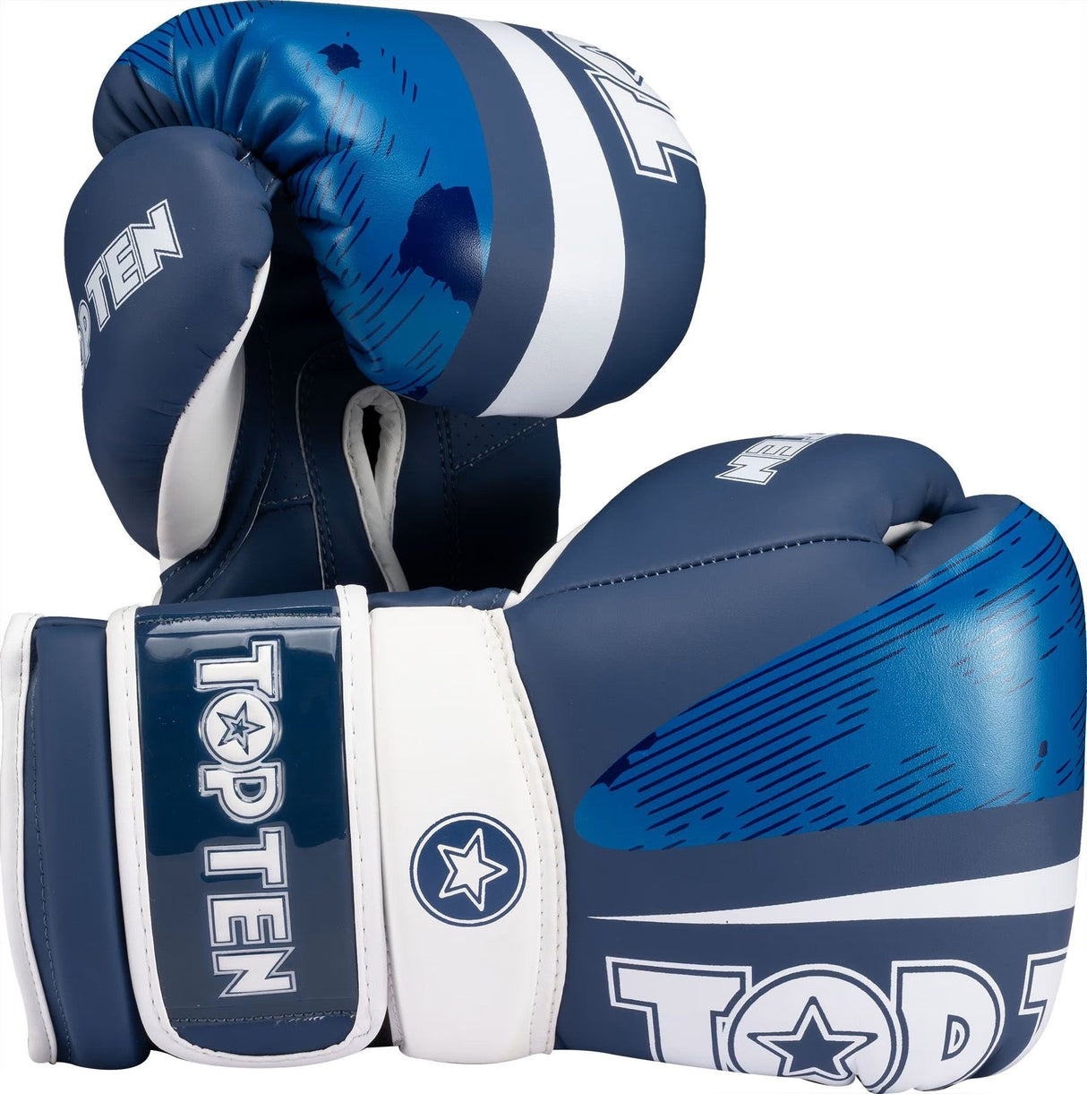 TOP TEN WAKO NTB Marks Boxhandschuhe – Blau, 2411-6