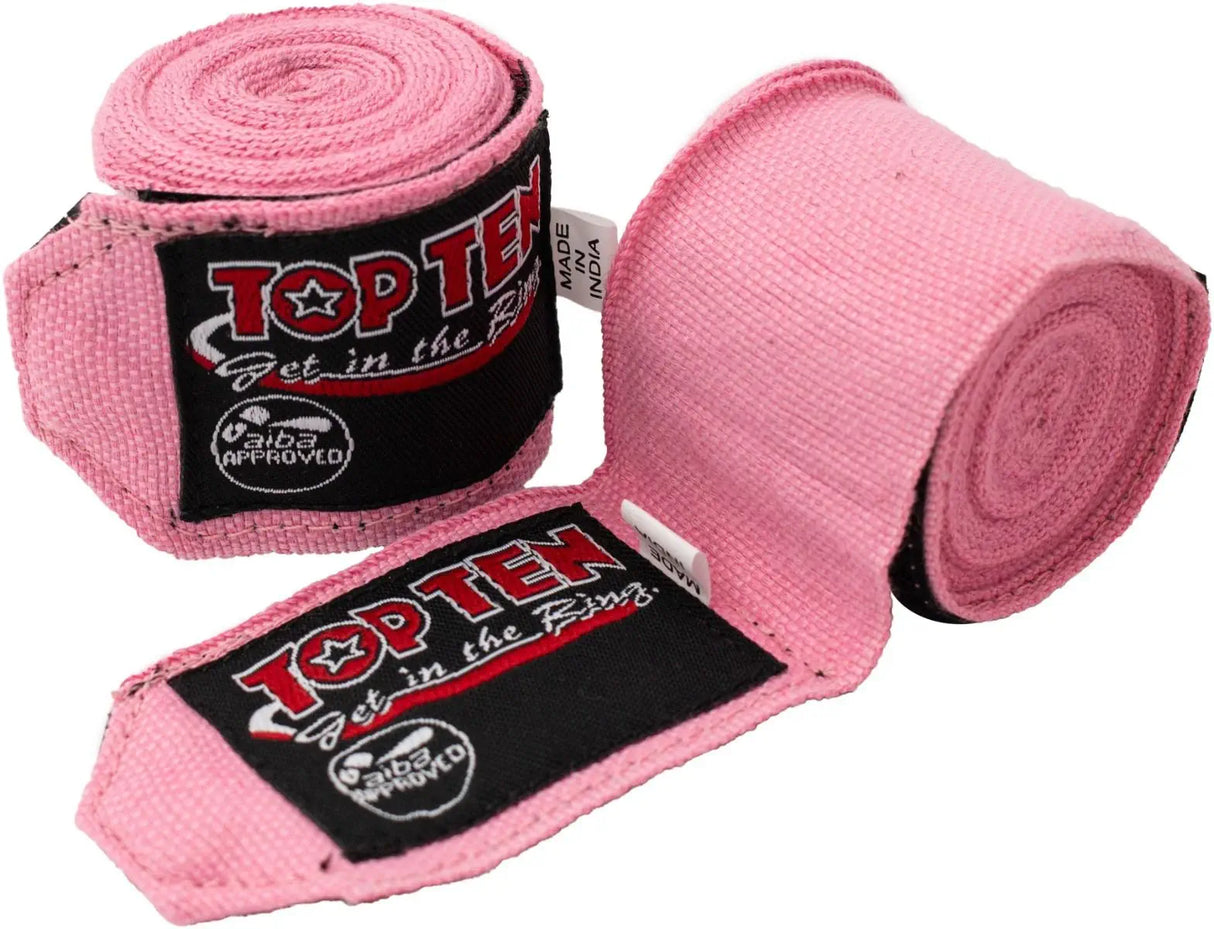Top Ten Non-elastic Hand Wraps - pink, 2303-7