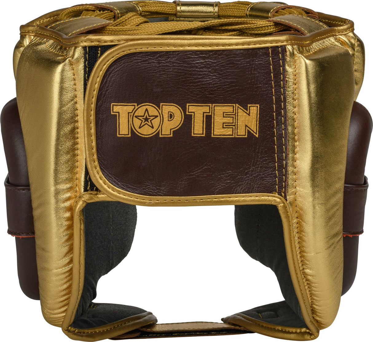 Přilba Top Ten «Prestige» - Hnědá / Zlatá, 4145-2