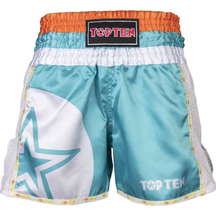 TOP TEN Star shorts WAKO approved – green, 1864-5