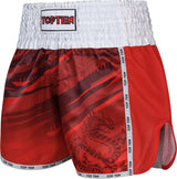 Top Ten “Legacy25” WAKO kickboxing shorts – red, 18643-4