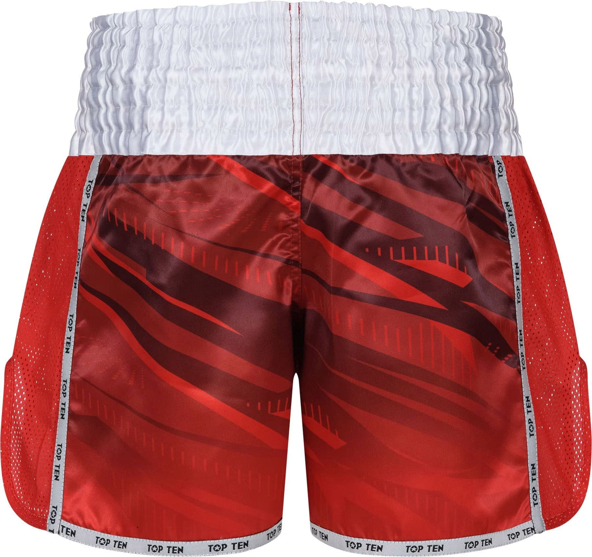 Top Ten “Legacy25” WAKO kickboxing shorts – red, 18643-4