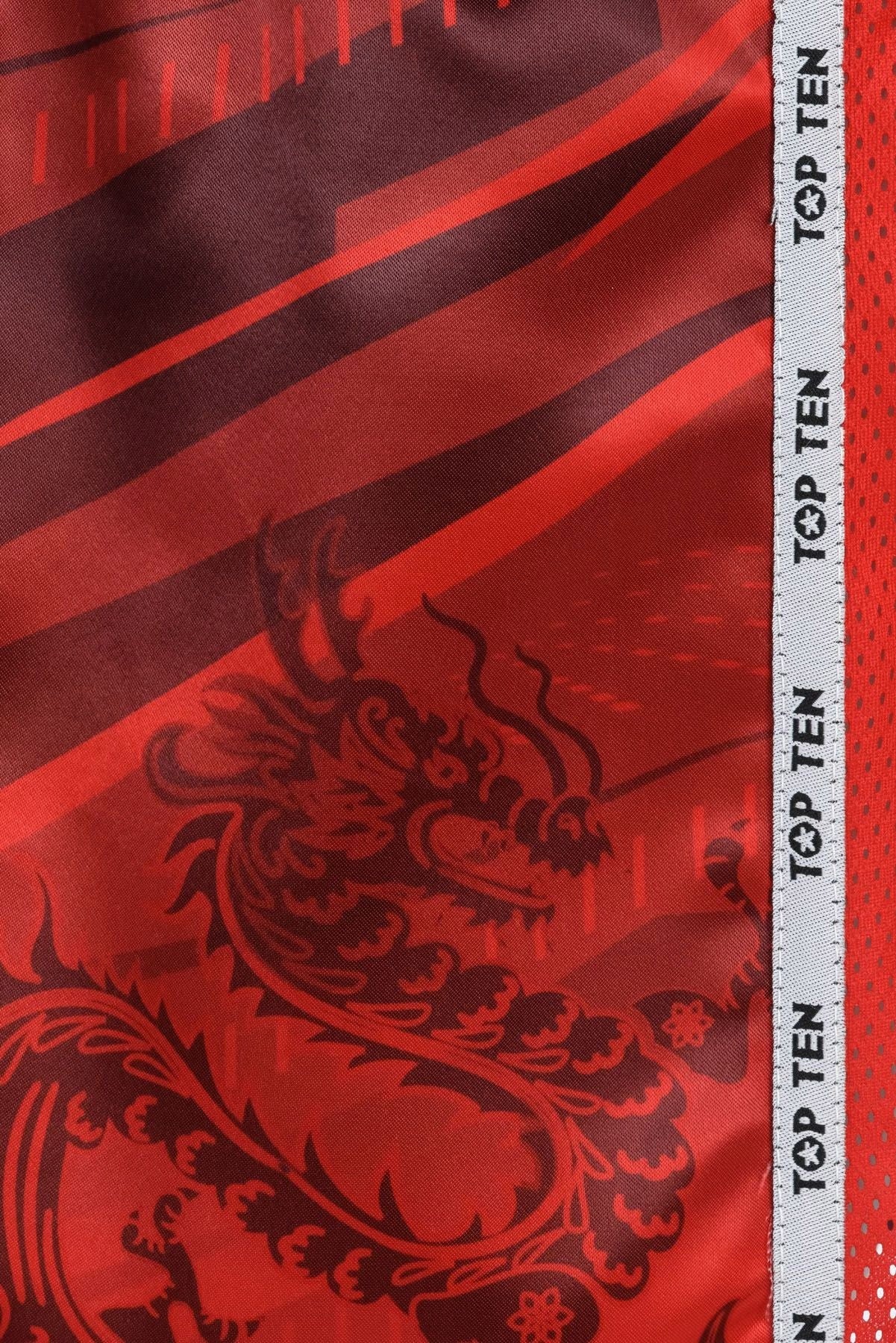 Top Ten “Legacy25” WAKO kickboxing shorts – red, 18643-4