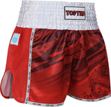 Top Ten “Legacy25” WAKO kickboxing shorts – red, 18643-4