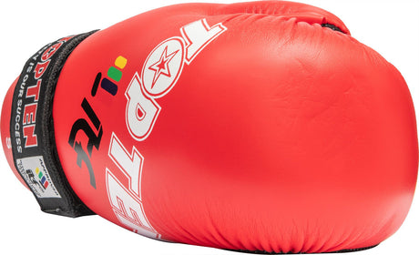 TOP TEN ITF-Handschuhe mit offener Handfläche – Rot – 21653-4