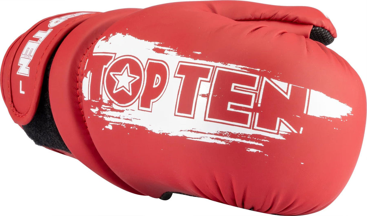 TOP TEN „Power Ink“ Handschuhe mit offener Handfläche – Rot – 21654-4