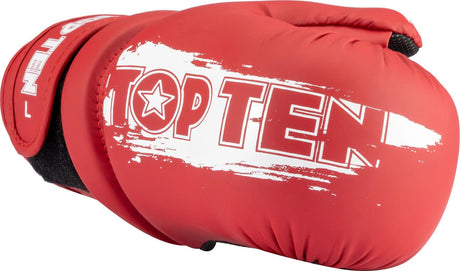 TOP TEN „Power Ink“ Handschuhe mit offener Handfläche – Rot – 21654-4