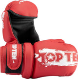 TOP TEN „Power Ink“ Handschuhe mit offener Handfläche – Rot – 21654-4