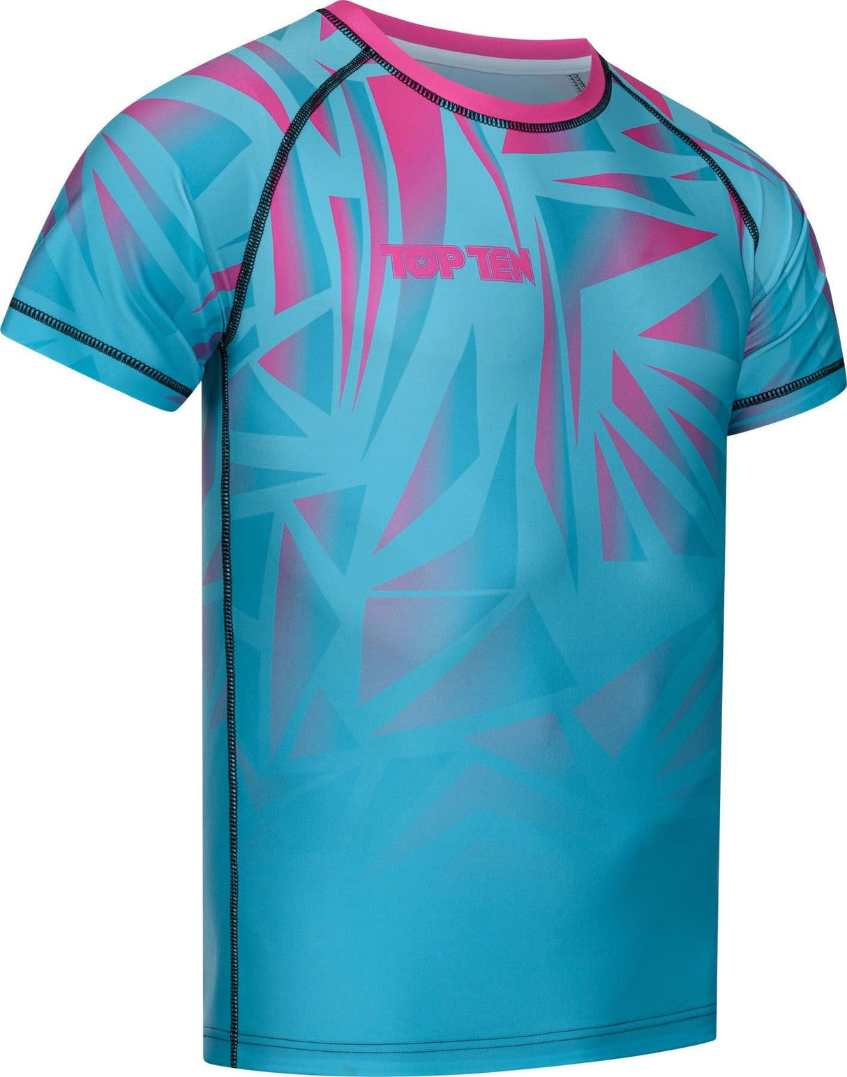 Top Ten “Borrado” Rashguard – blue/pink, 14153-67