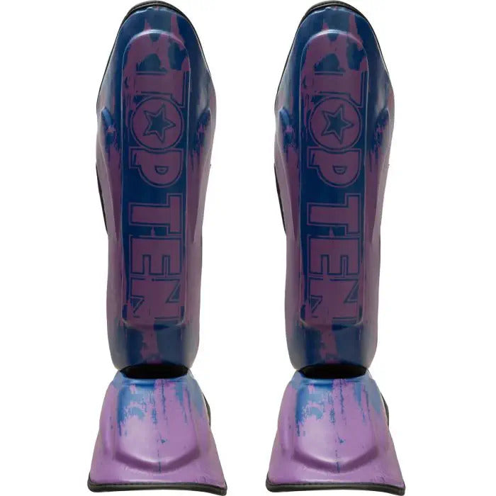 Top Ten Shin and Instep Guard “Power Ink” - purple, 32195-77
