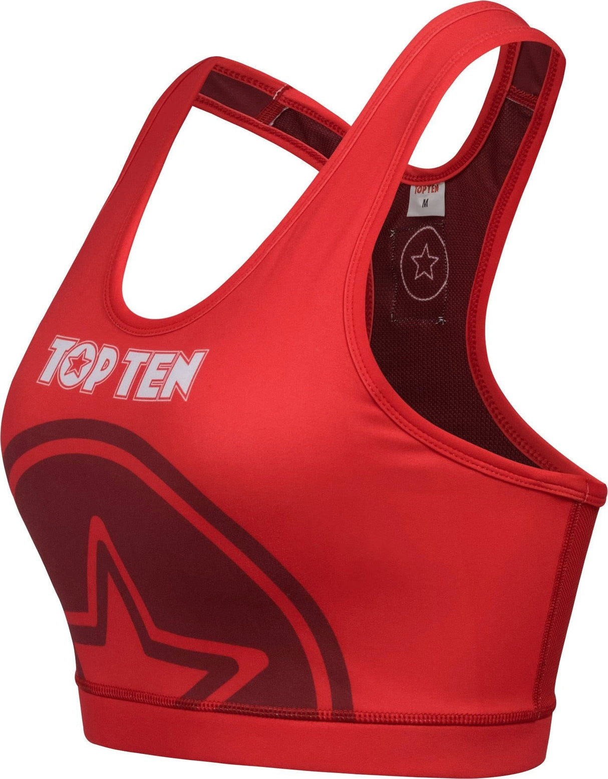 Top Ten WAKO sports bra – red, 1091-4