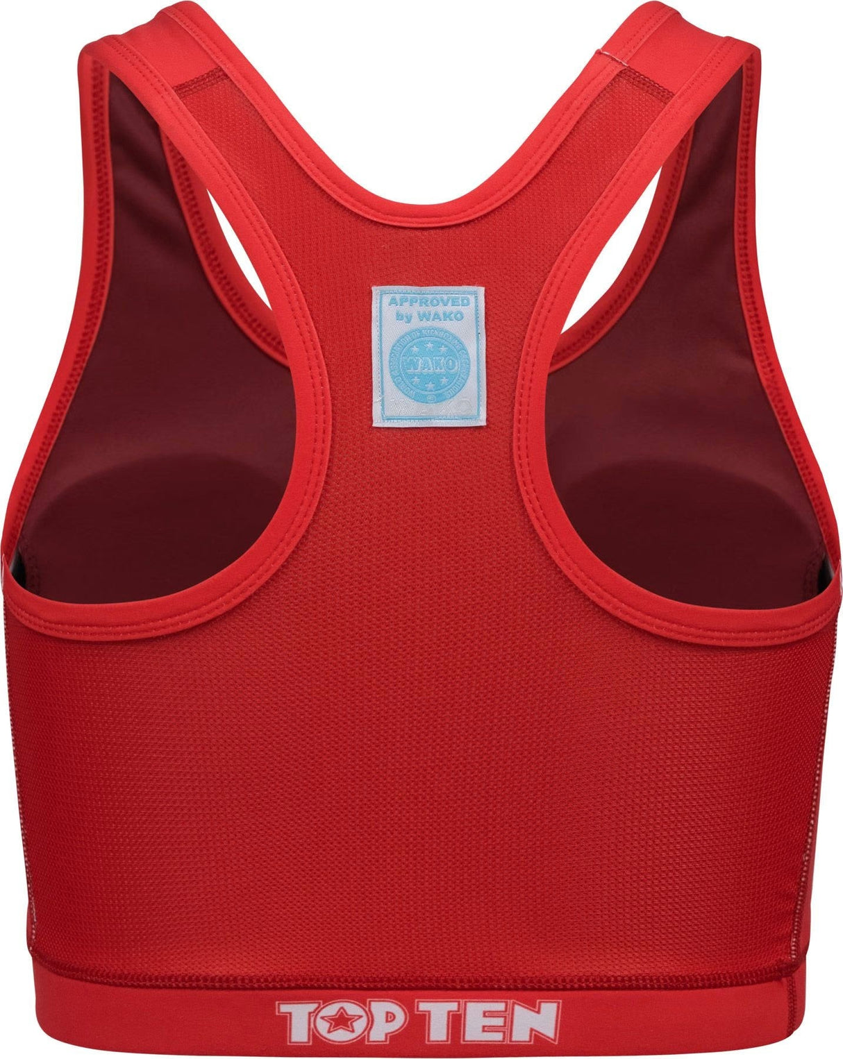 Top Ten WAKO sports bra – red, 1091-4