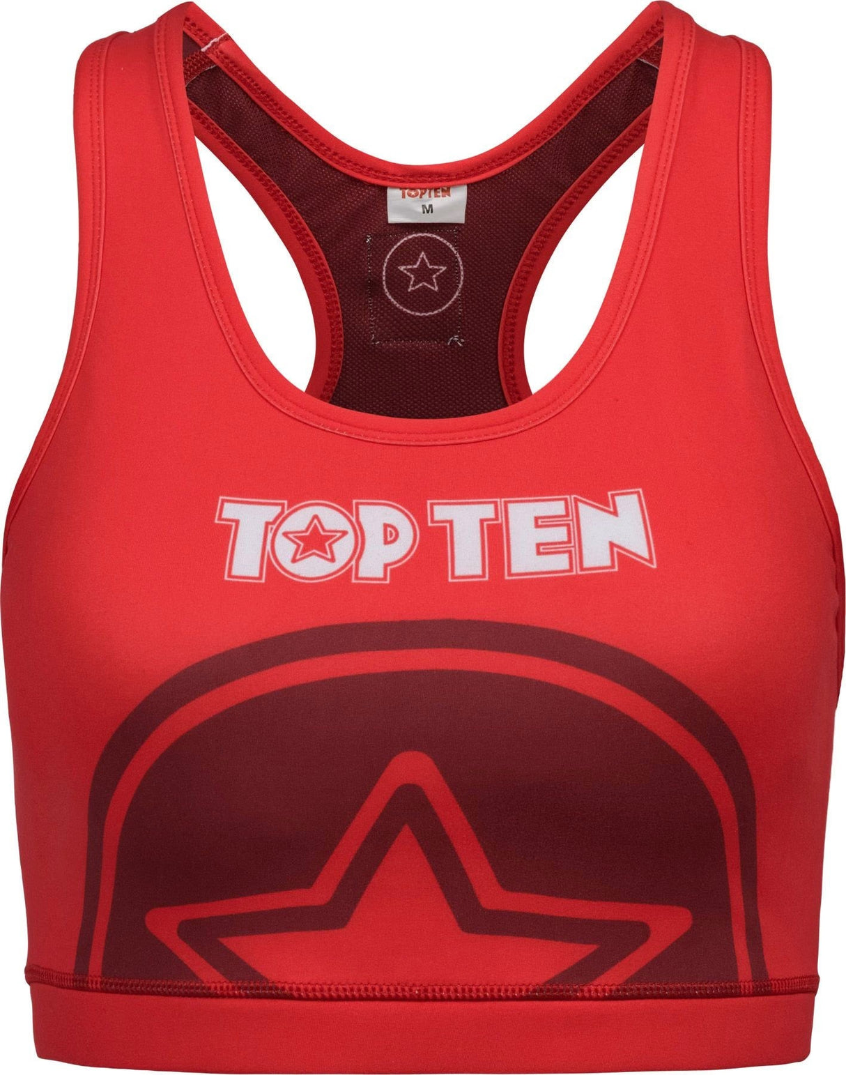 Top Ten WAKO sports bra – red, 1091-4