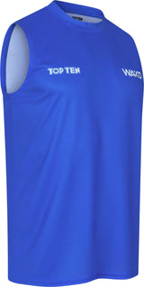 Top Ten WAKO Kick Light Tank Top - Blue, 16181-1-6