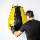 The Fighter Professional Speed ​​Bag - schwarz/gelb