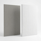 Wallpad Carpenter 2 m x 1 m x 2.5 cm, Grey, White, CATT-WP-25-BK