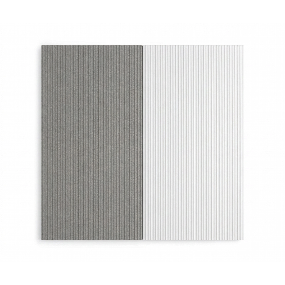Wallpad Carpenter 2 m x 1 m x 2.5 cm, Grey, White, CATT-WP-25-BK