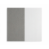 Wallpad Carpenter 2 m x 1 m x 2.5 cm, Grey, White, CATT-WP-25-BK