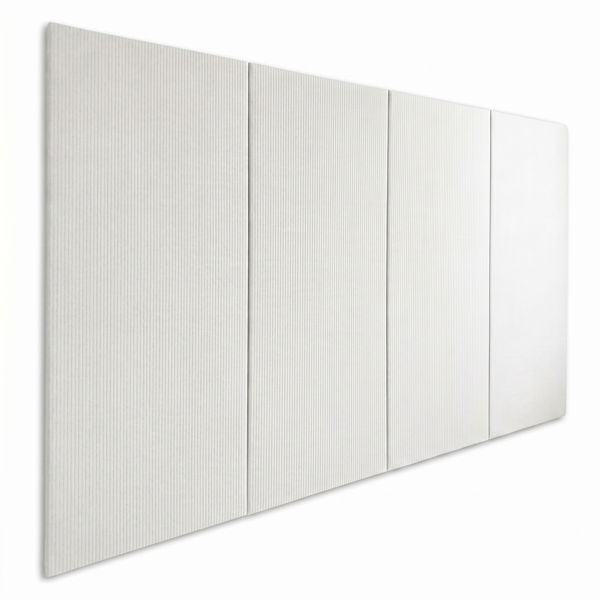 Wallpad Carpenter 2 m x 1 m x 2.5 cm, Grey, White, CATT-WP-25-BK