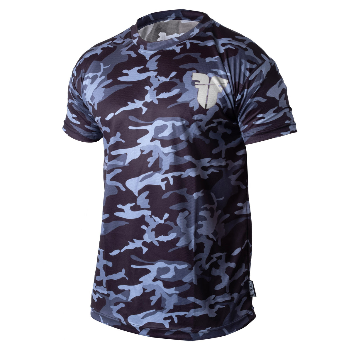 T-shirt d'entraînement Fighter Tactical - camouflage - blanc, FKMTS-0201