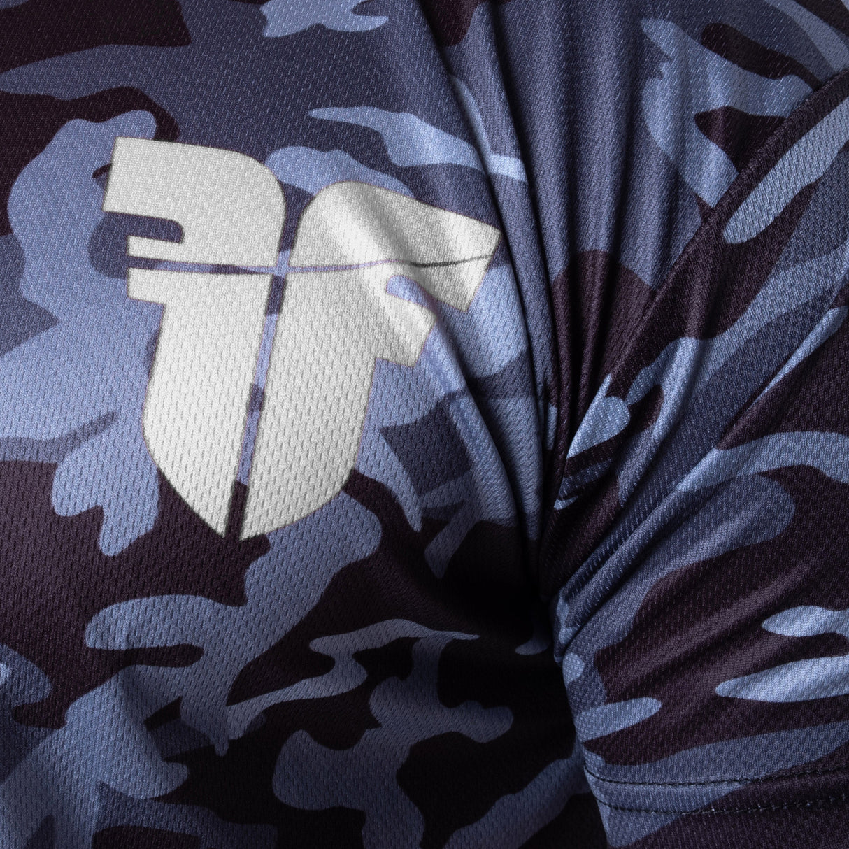 T-shirt d'entraînement Fighter Tactical - camouflage - blanc, FKMTS-0201