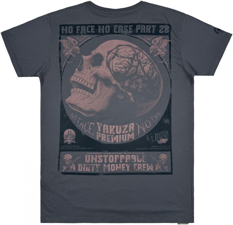 Yakuza Premium men's T-shirt – dark grey, YPS-4001