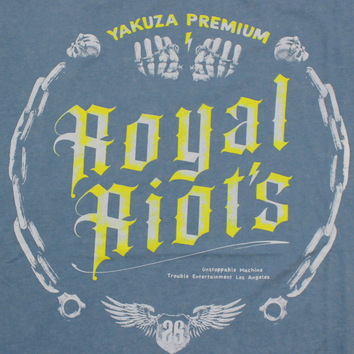 T-shirt premium Yakuza - bleu clair, 3719B