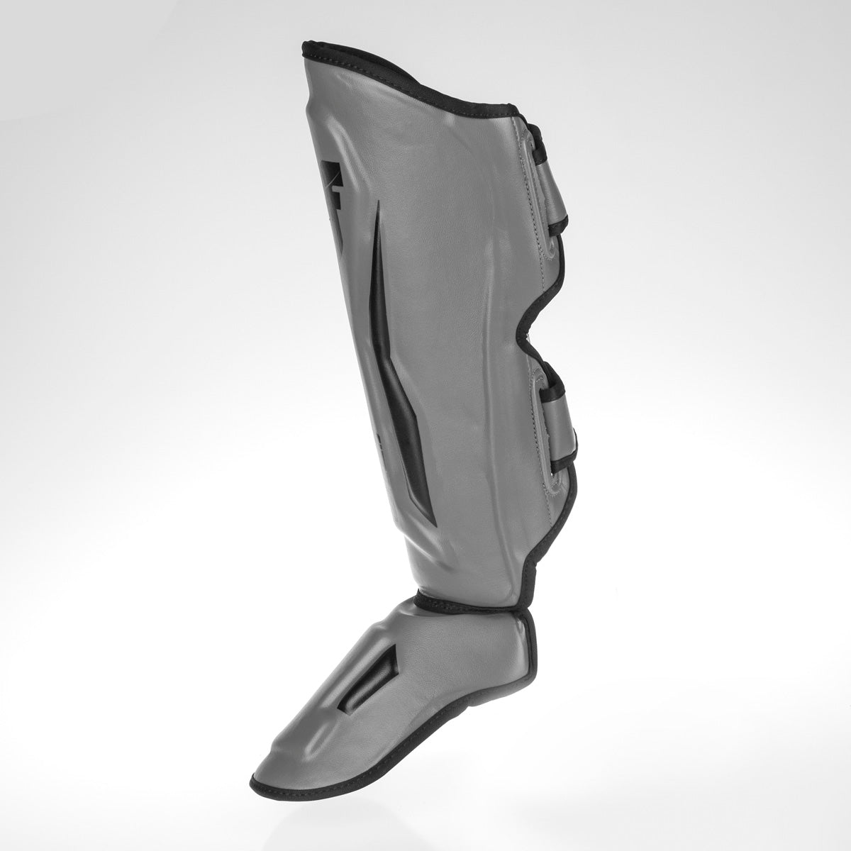Fighter Shinguards Thai Ergo - Gris/Negro, FSG -004GB