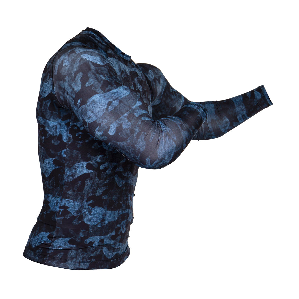 Fighter Rash Guard - Urban Camo - blau, FRG-09