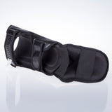 Fighter Shinguards Thai Ergo - Schwarz/Weiß, FSG -004BW
