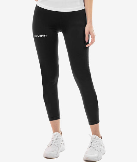 Medias de compresión delgados de Givova: negro P005blk