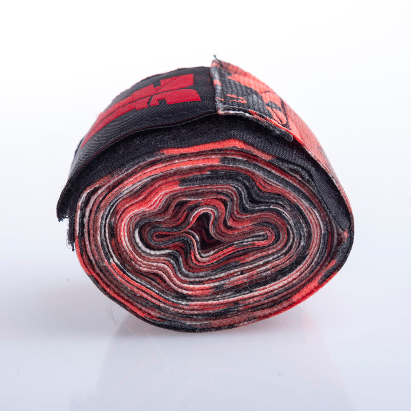 Fighter Handwraps - red camo, FHW-001RC