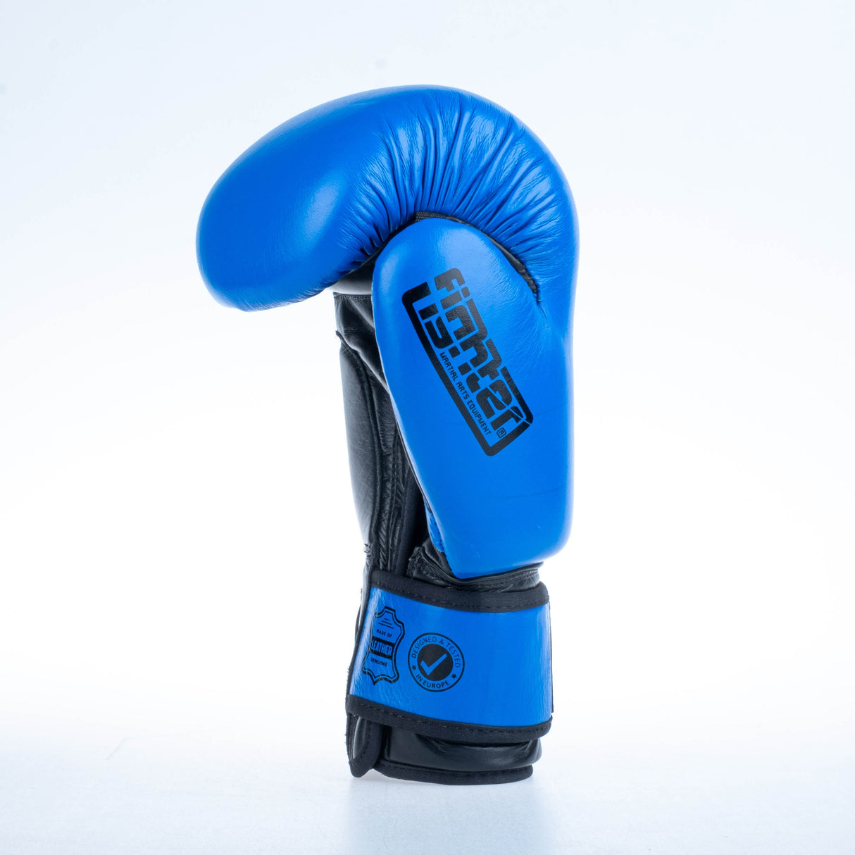 Guantes de boxeo de combate redondo - Azul, 1376 -Rndxb