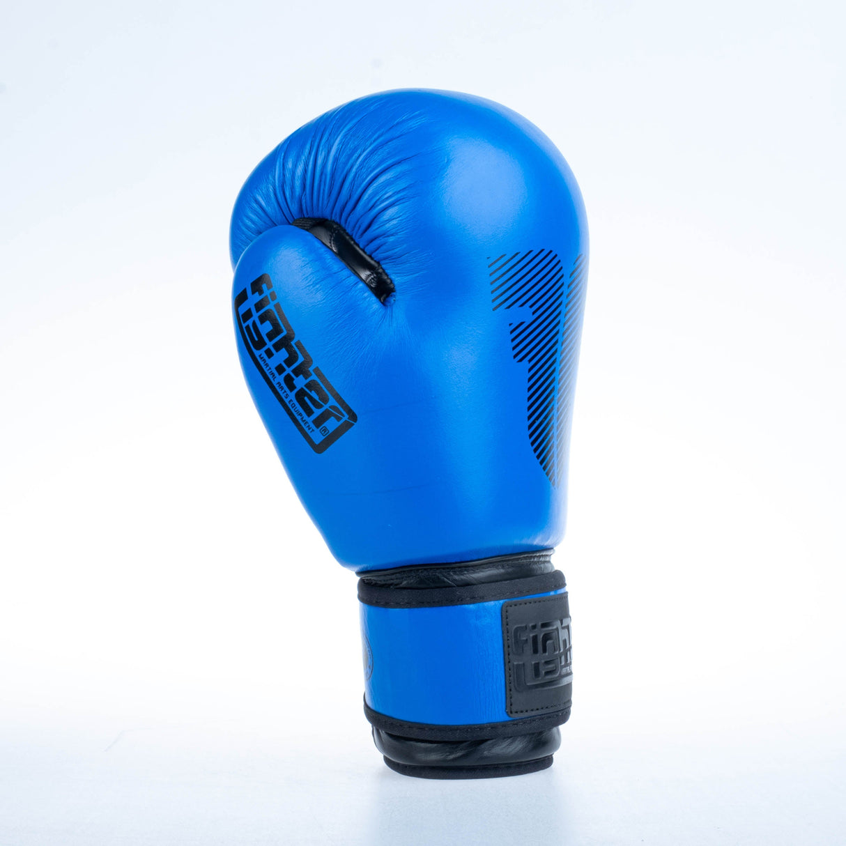 Guantes de boxeo de combate redondo - Azul, 1376 -Rndxb