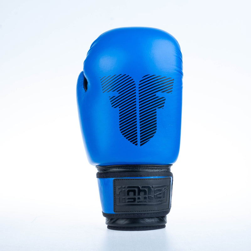 Fighter Boxing Gloves Round - blue, 1376-RNDXB