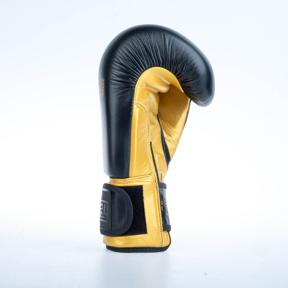 Gants de boxe Fighter ronds - noir/or, 1376-RNDXG