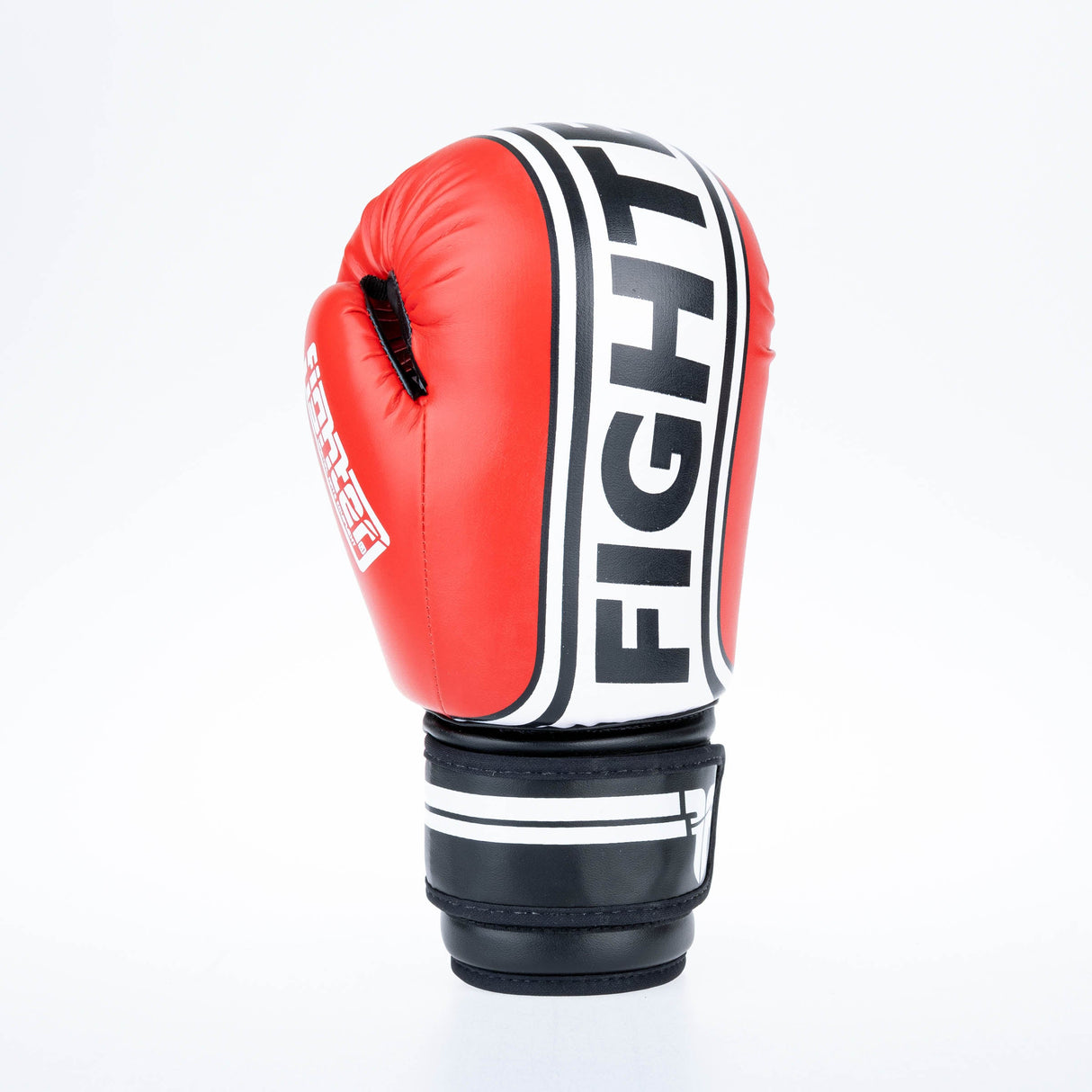 Guantes de boxeo de combate Stripe básico - Rojo