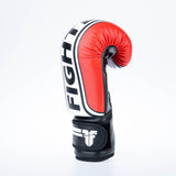 Guantes de boxeo de combate Stripe básico - Rojo