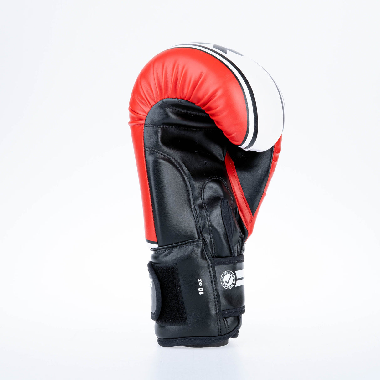Guantes de boxeo de combate Stripe básico - Rojo