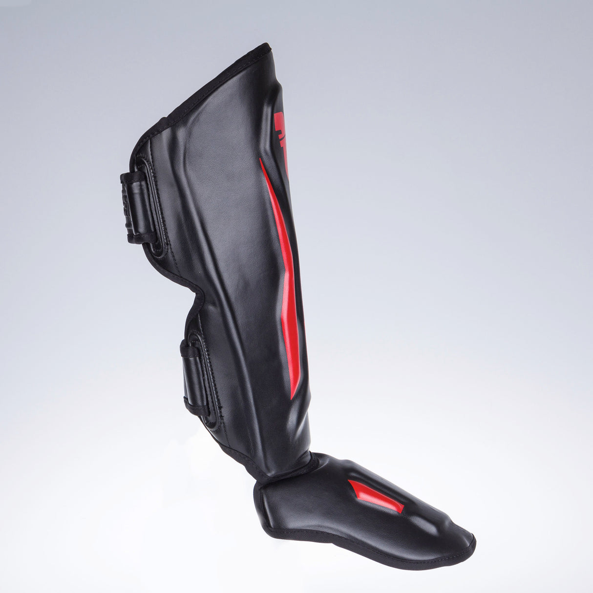 Fighter Shinguards Thai Ergo - Schwarz/Rot, FSG -004BR