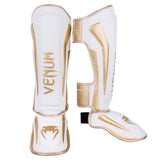 Venum ELITE Schienbeinschoner - weiß/gold