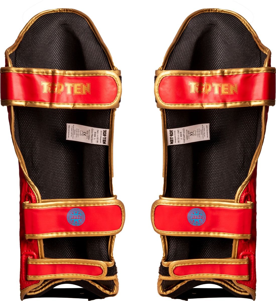 Protège-tibias Top Ten SuperLight WAKO - rouge