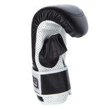 Guantes de bolsa de combate velcro - negro/blanco, je -perf